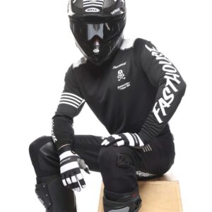 Fasthouse Grindhouse Knox Motocross Jersey Black/White - Image 6