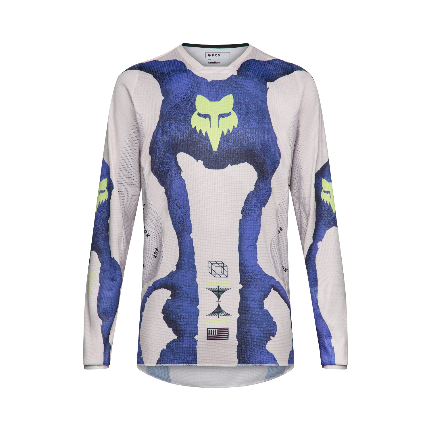 Fox 180 Awareness LE Motocross Jersey Chalk White - Image 1