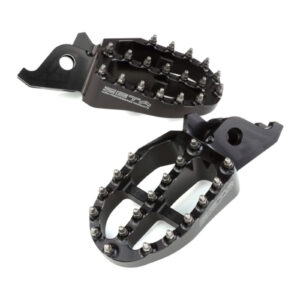 Zeta Aluminium Footpegs CRF250-450 / CRF250L-M-Rally - Black - Image 2