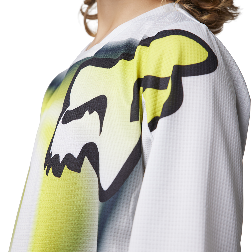 Fox 180 Toxsyk Motocross Jersey Youth Flo Yellow