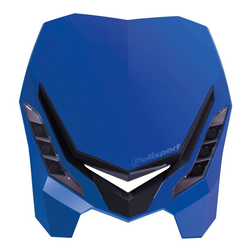 POLISPORT E-BLAZE HEADLIGHT BLUE/BLACK