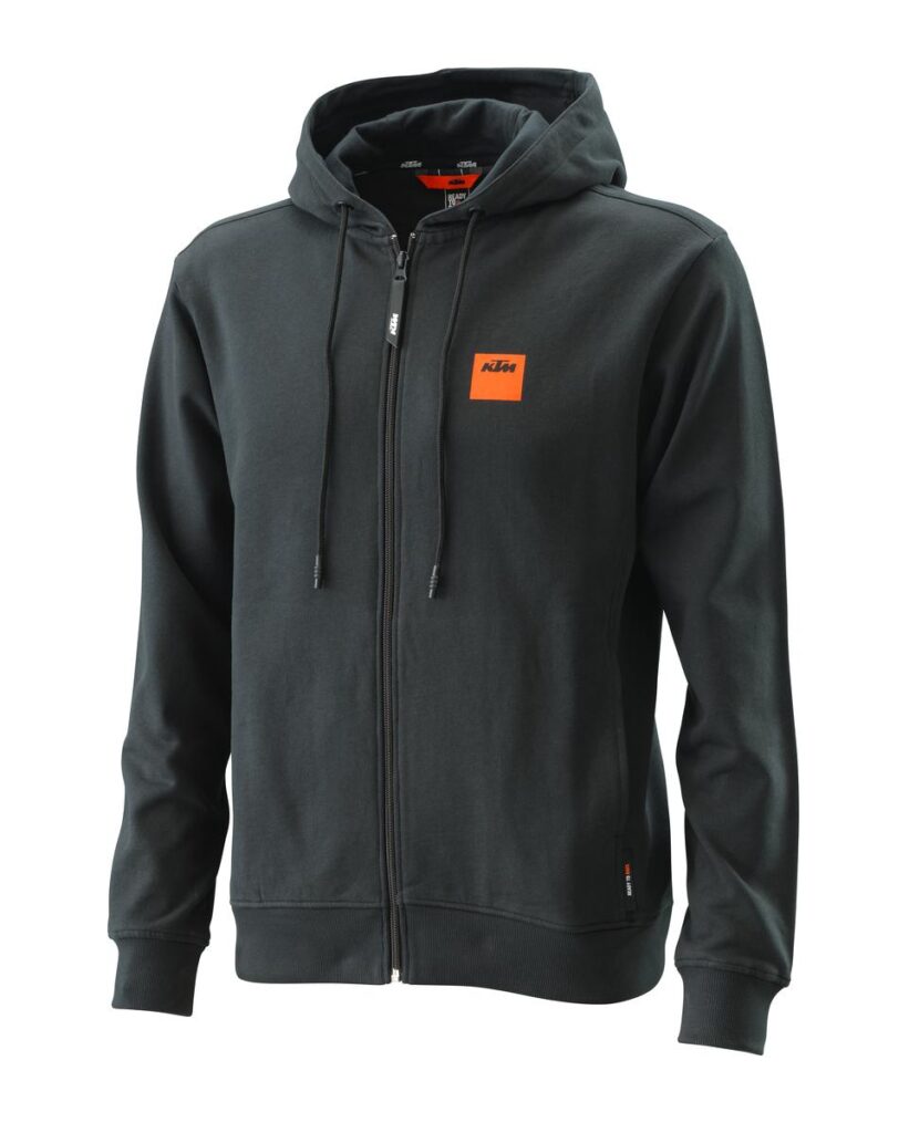 KTM Pure Racing Zip Hoodie Black