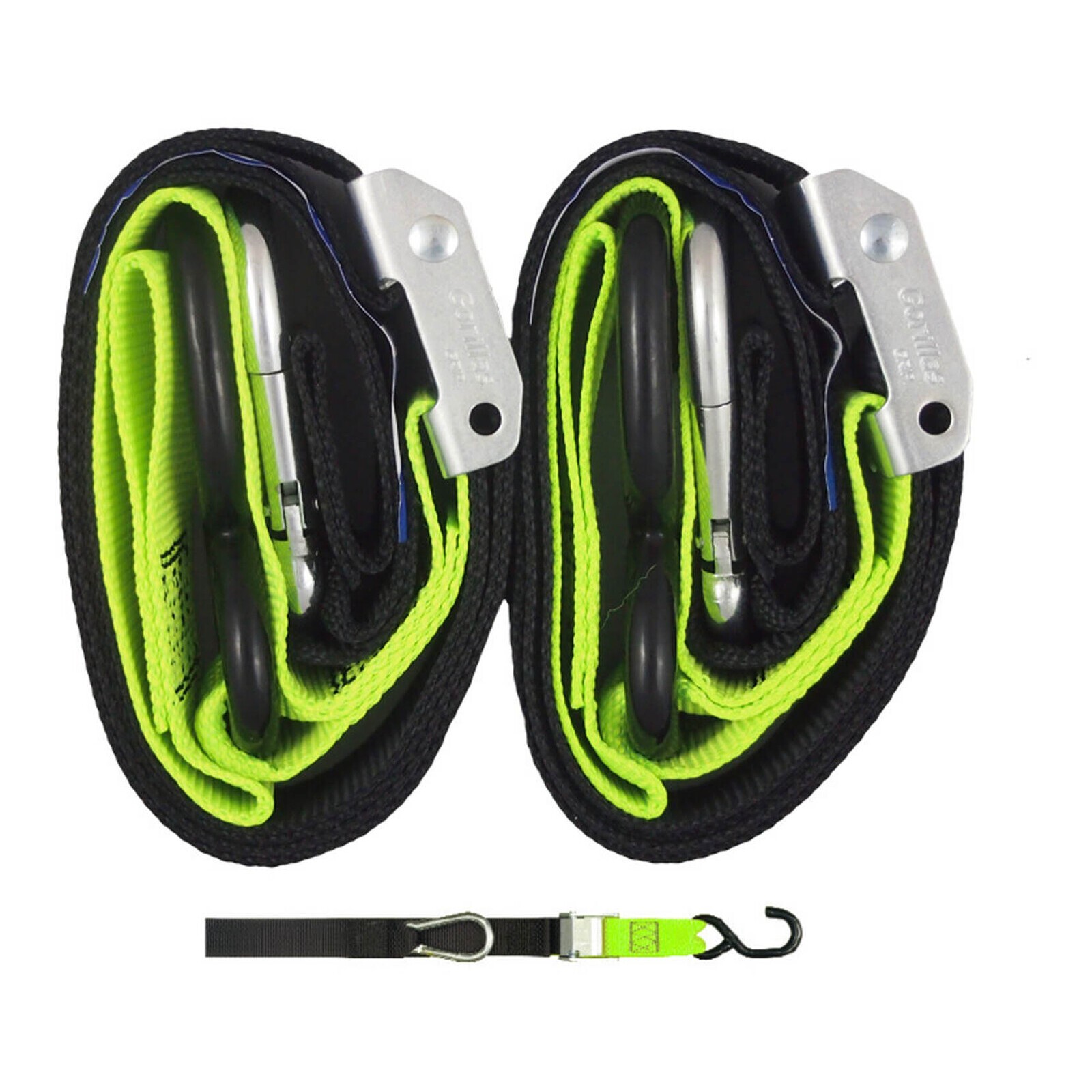 Gorillas Grip Tie Down 38mm S / HK Black / Green Loop - Image 1