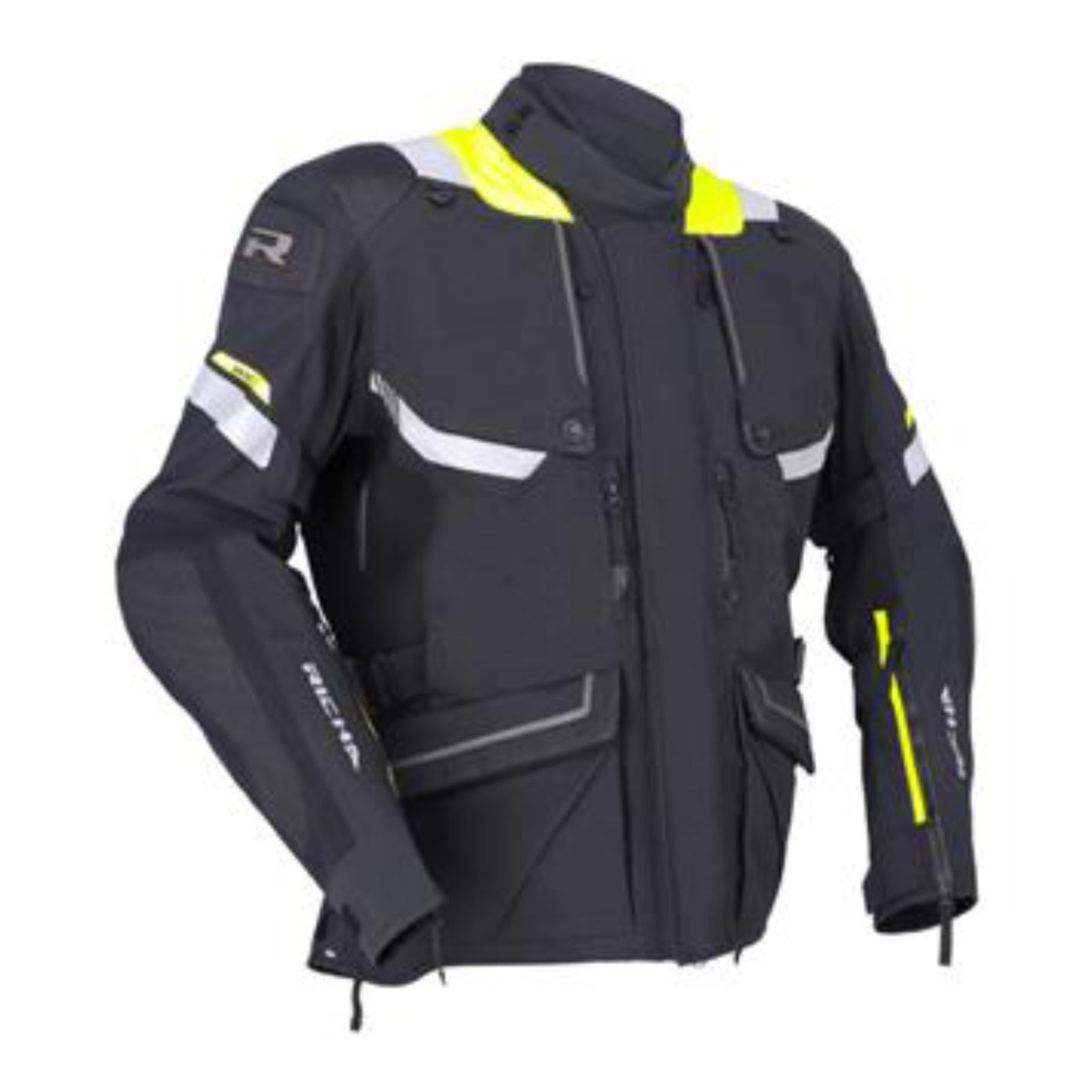 Richa Armada Gore-Tec Pro Road Jacket Black/FLuro - Image 1