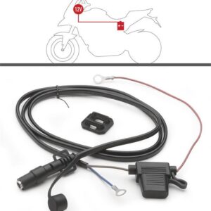 HANDLEBAR MOUNTED 12V POWER OUTLET KIT - CONNECTION FOR S111/S112 - Image 2