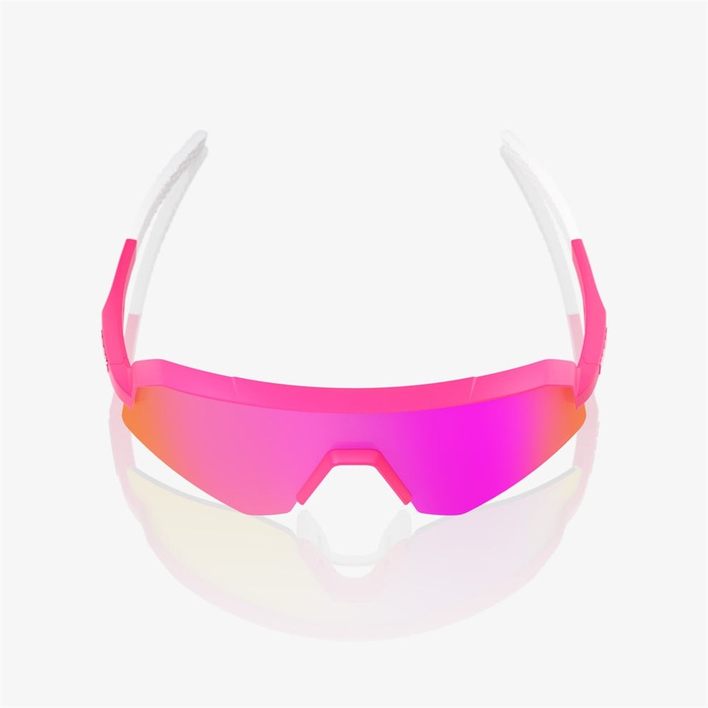 100% Slendale SL Satin Pitaya Sunglasses HiPER Vital Pink Mirror Lens