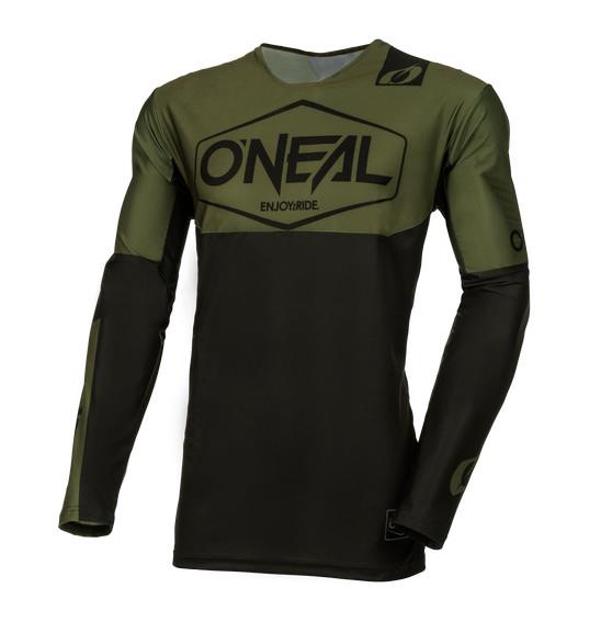 Oneal Mayhem Hexx Motocross Jersey Black/Green