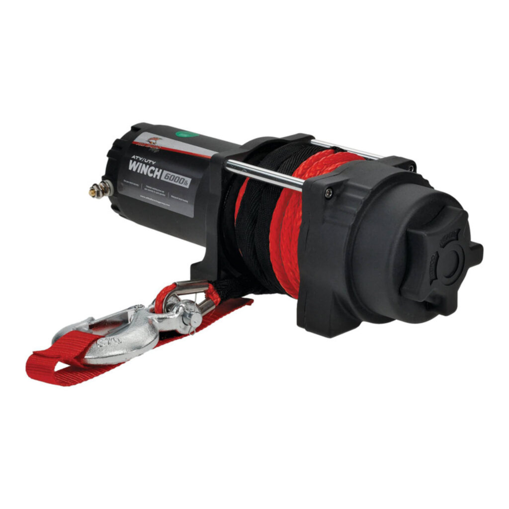 ALL BALLS 4 BOLT WINCH 6000LB SYNTHETIC ROPE