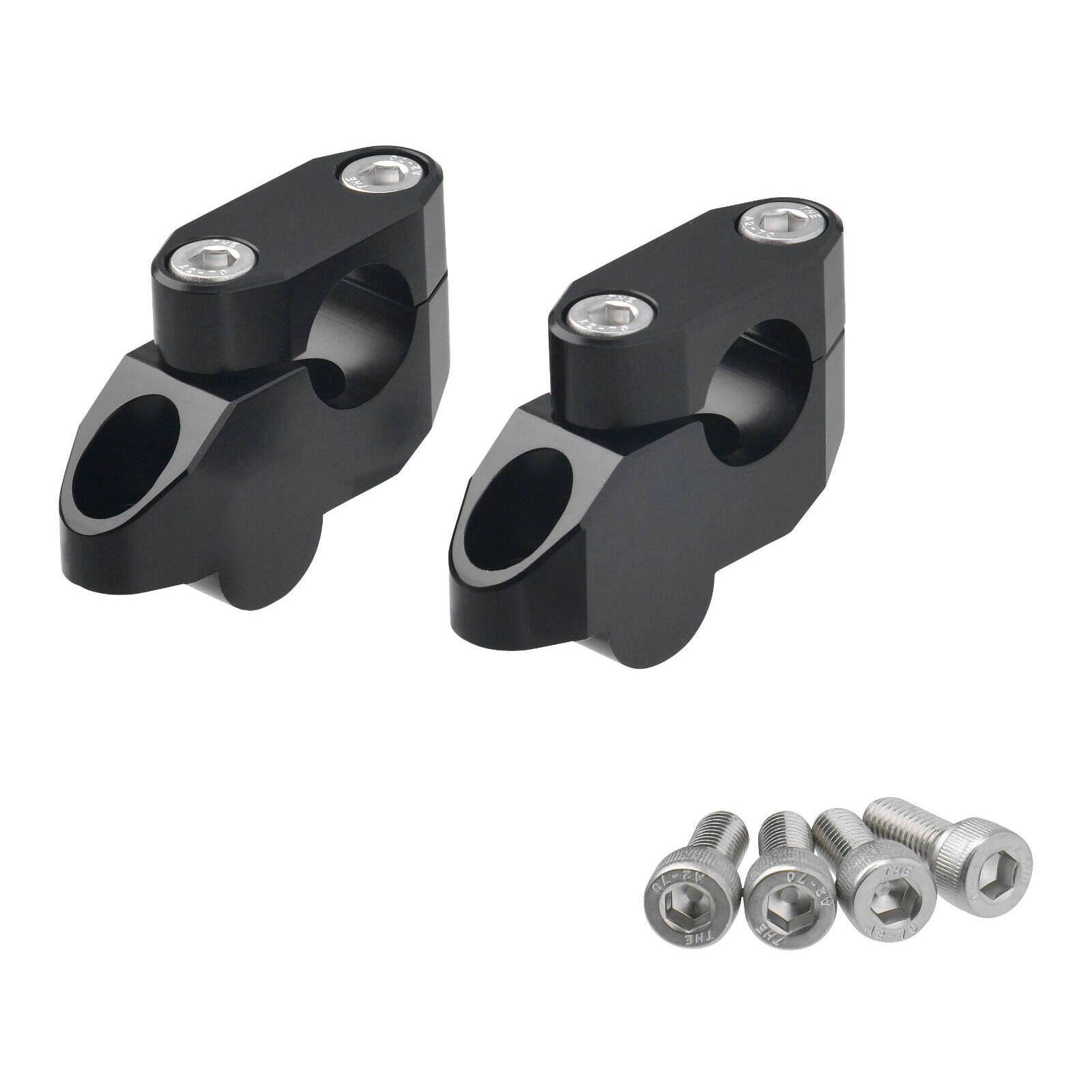 Zeta Bar Rise Kit Offset: 20mm Height: 26mm 22.2mm Bar - Black - Image 2
