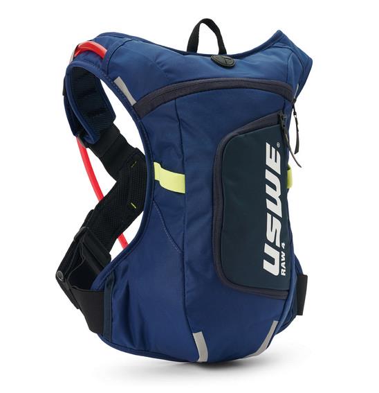 USWE Raw Dirt Biking Hydration Pack Factory Blue 4L