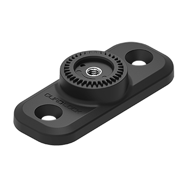 Quad Lock  360 Base - Flat Rectangle 2 Hole