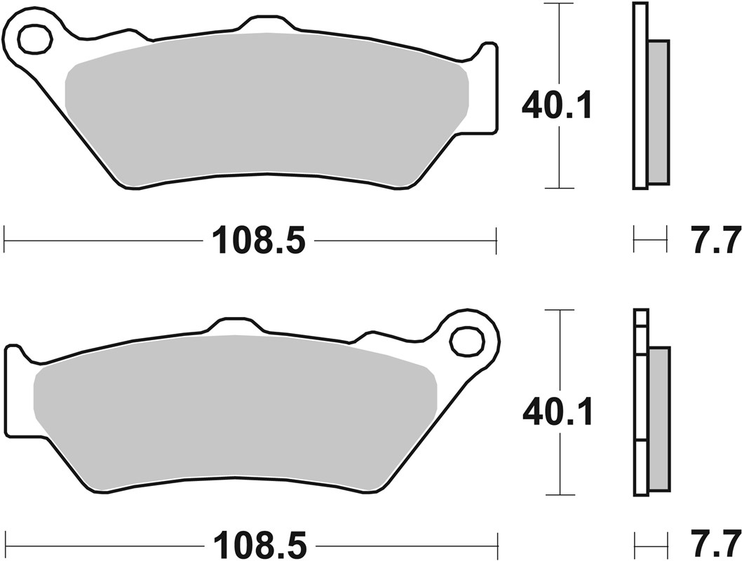SBS 674HS Front Brake Pads - Image 1