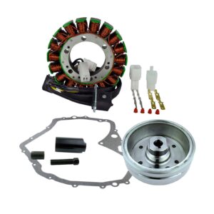 IMPROVED FLYWHEEL+PULLER+STATOR+GASKET SUZ LTF400 (RM23027) - Image 1