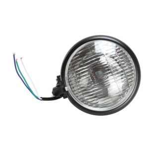 WHITES HEADLIGHT BATES 5 3/4 BTM MNT H4 60/55w BLK - Image 4
