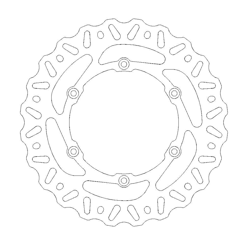 BRAKE ROTOR MOTO MASTER NITRO REAR SUZUKI RM125 RM250 06-10 DRZ400SM 99-20