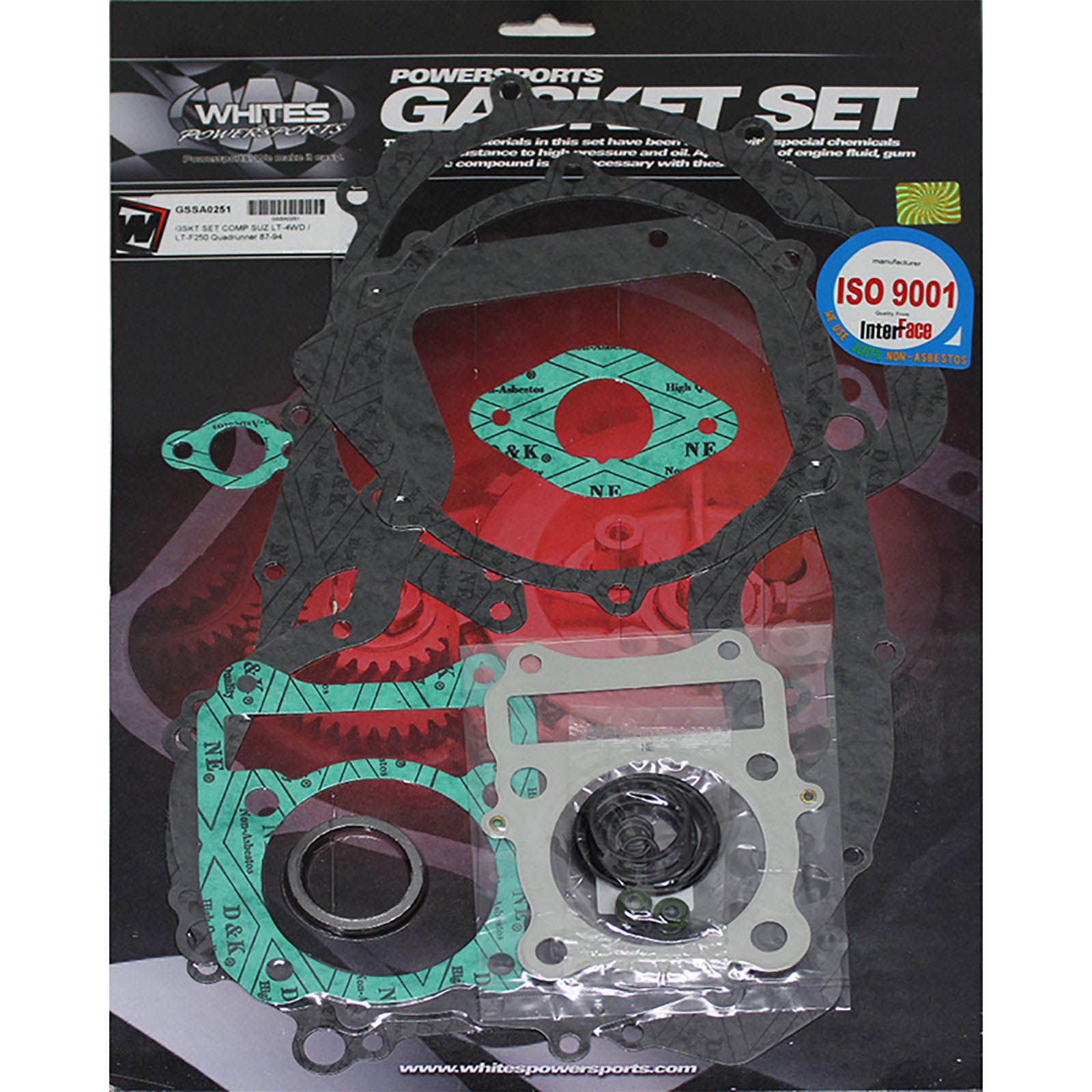 WHITES GASKET SET COMPLETE SUZ LT-4WD/LT-F250 Quadrnr 87-94 - Image 1