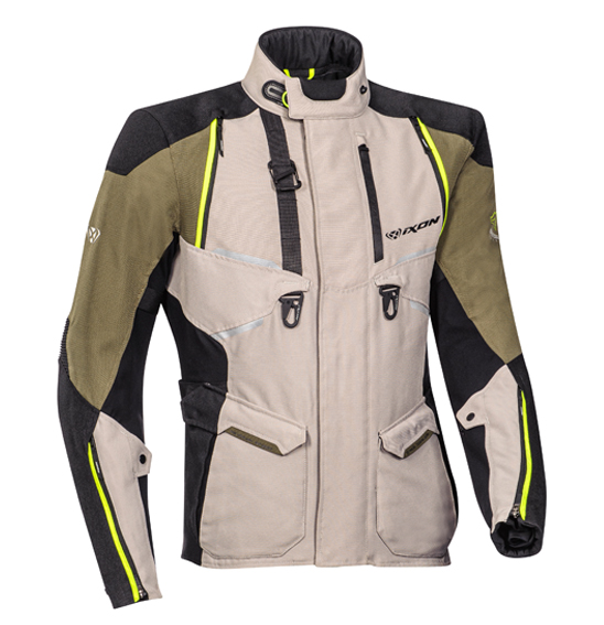 Ixon EDDAS Adventure Jacket Grey/Khaki/Black