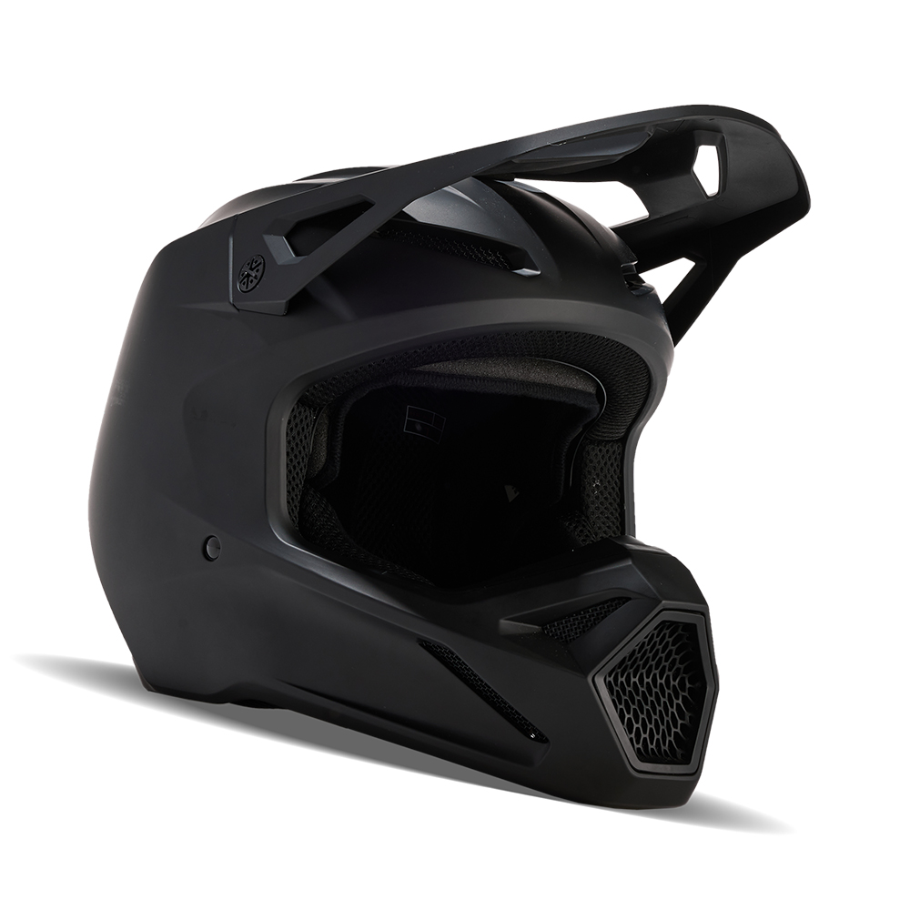 Fox V1 Motocross Helmet Youth Matte Black