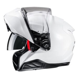 HJC RPHA 91 Flip Front Helmet Pearl White - Image 2