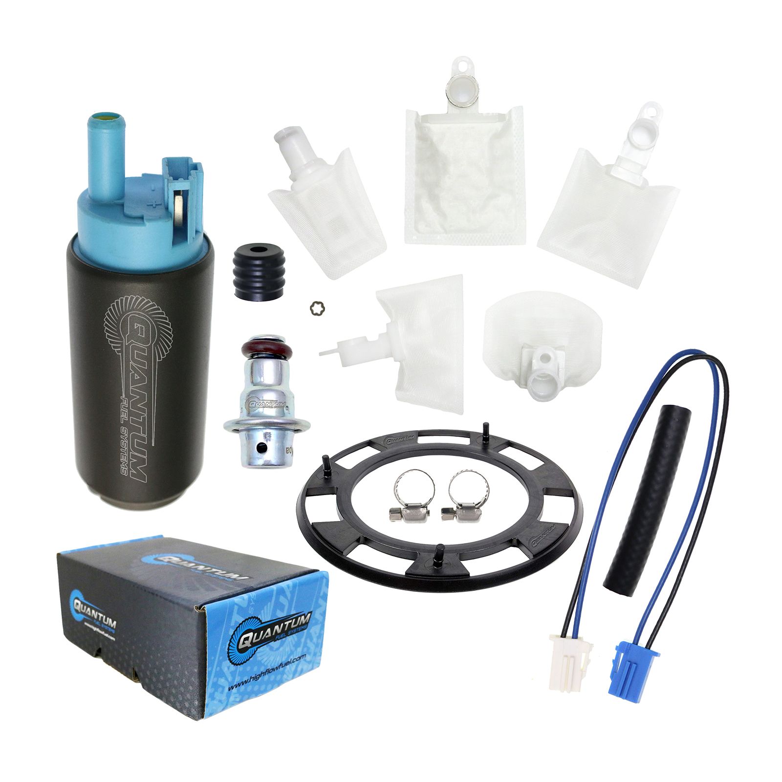 QUANTUM IN-TANK EFI  FUEL PUMP W/ REGULATOR, TANK SEAL - Image 1