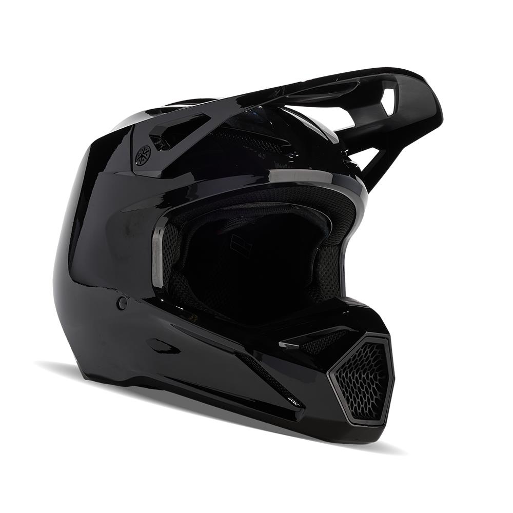 Fox V1 Solid MIPS CE Motocross Helmet Black