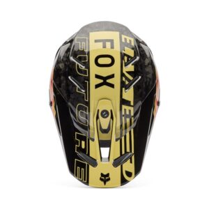 Fox V3 RS Inning Motocross Helmet Black/Purple - Image 4