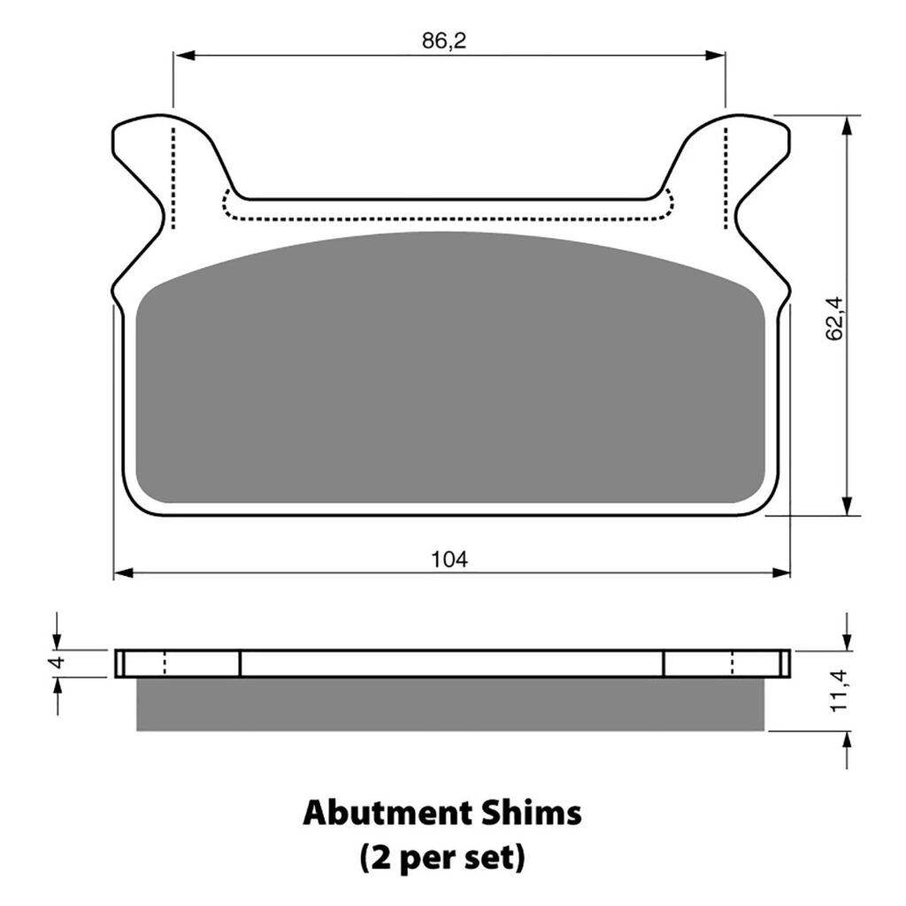 BRAKE PADS GOLDFREN SINTERED SPORTS GF063 - S3 ( PH157 )
