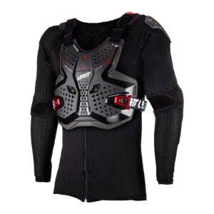 Leatt 3.5 Junior Body Protector - Black / Red - Image 1