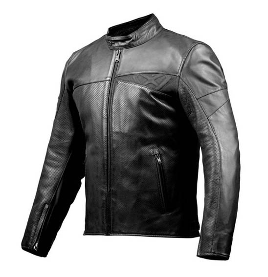 Ixon Cranky Air Leather Road Jacket Black