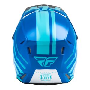 Fly Kinetic Thrive Motocross Helmet Blue/White - Image 3