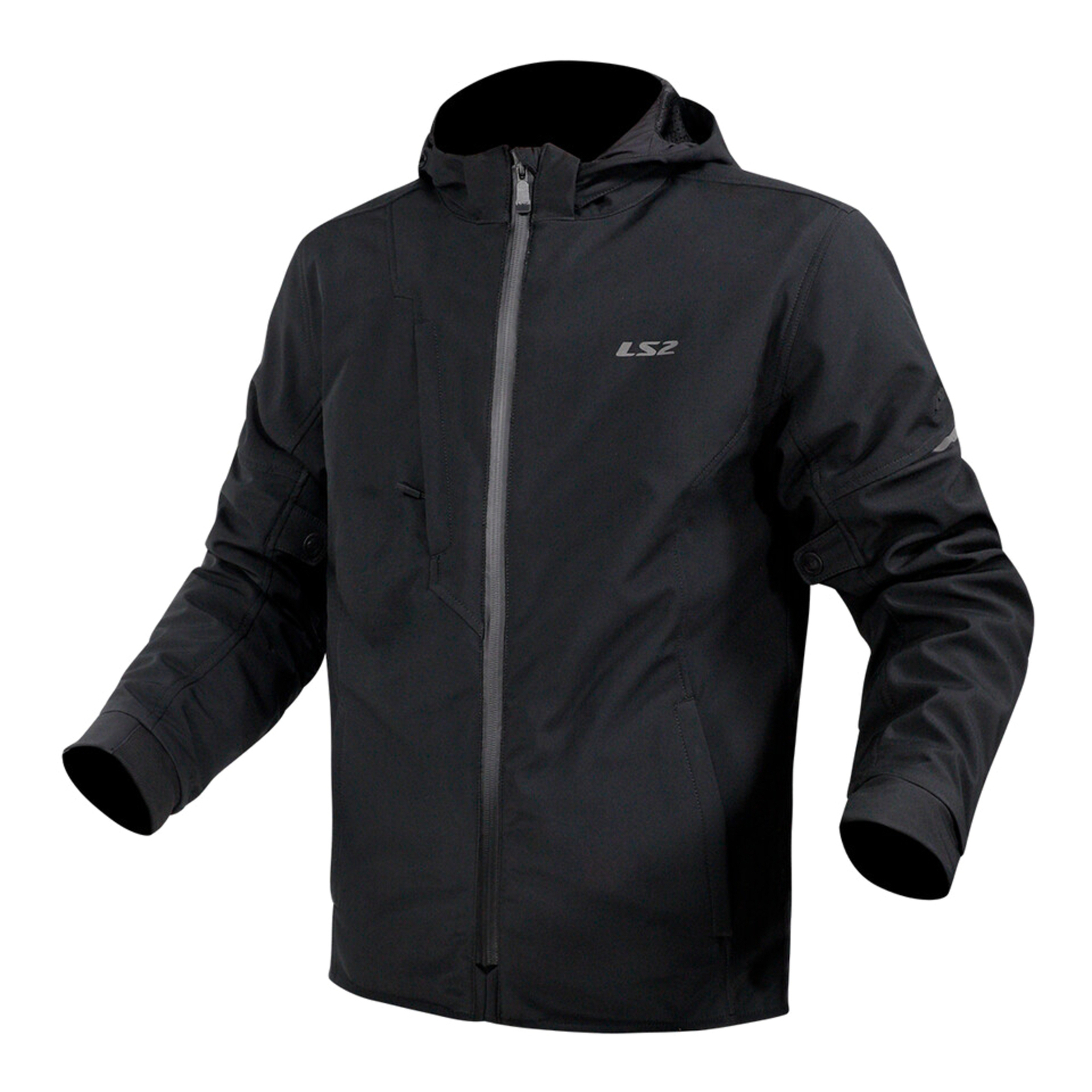 LS2 Bolton Road Jacket Black - Image 1