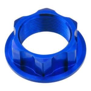 Zeta Stem Nut (M22x27 P1.0 H12) - Blue - Image 1