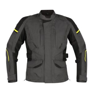 Richa Infinity 3 Women's Road Jacket  Grey / Fluo Yellow - Image 1