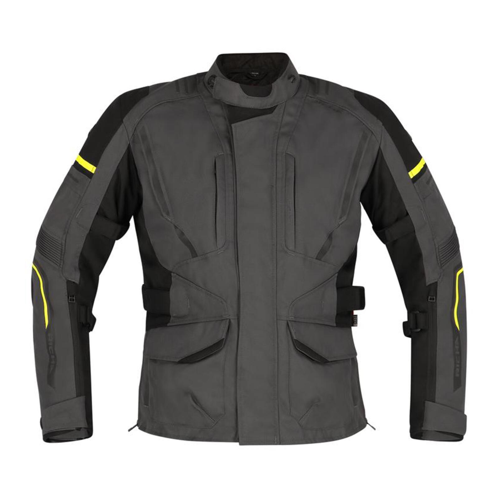 Richa Infinity 3 Women's Road Jacket  Grey / Fluo Yellow - Image 1