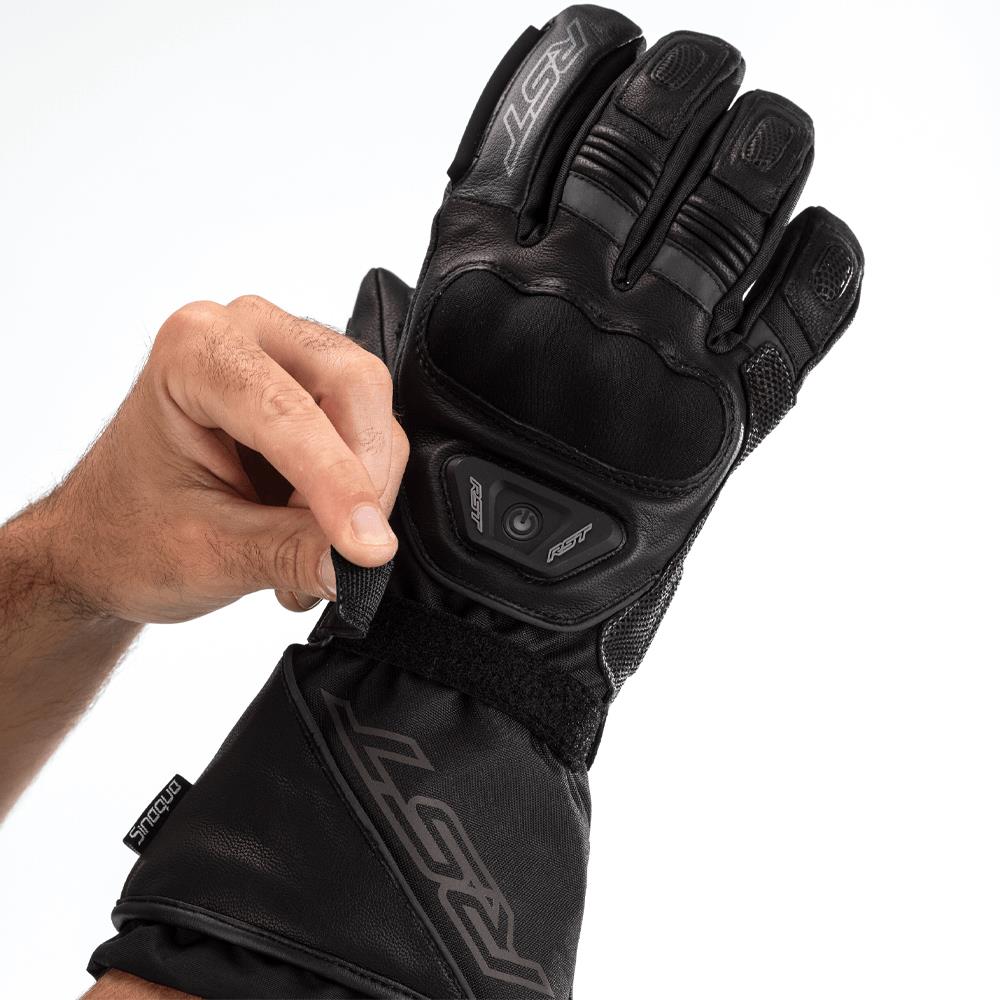 RST Paragon 6 Heated CE Road Gloves Black