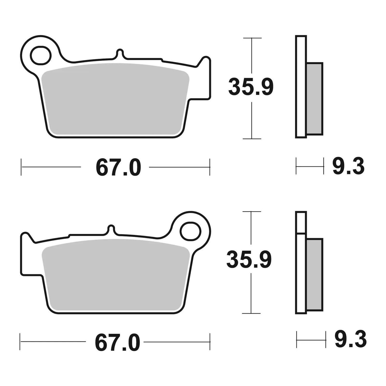 Brembo Brake Pad - Sintered Enduro - Image 2