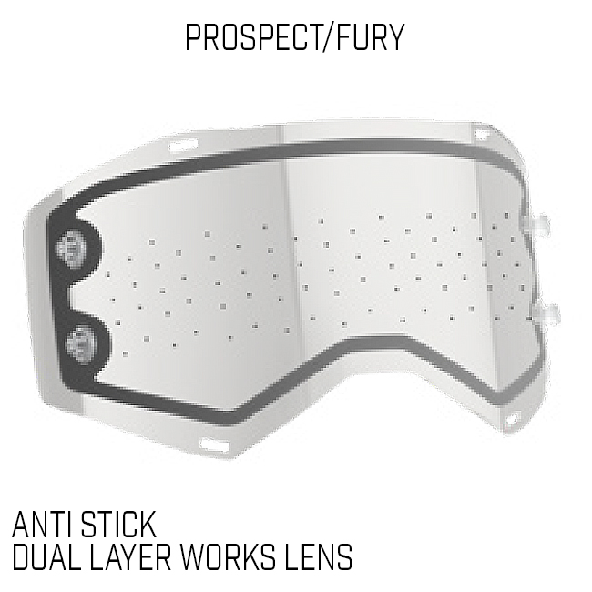 Prospect MX DL lens Antistick Clear Thermal Works Scot [A]