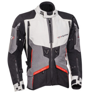 Ixon RAGNAR Adventure Jacket Black/ Grey/ Red - Image 1
