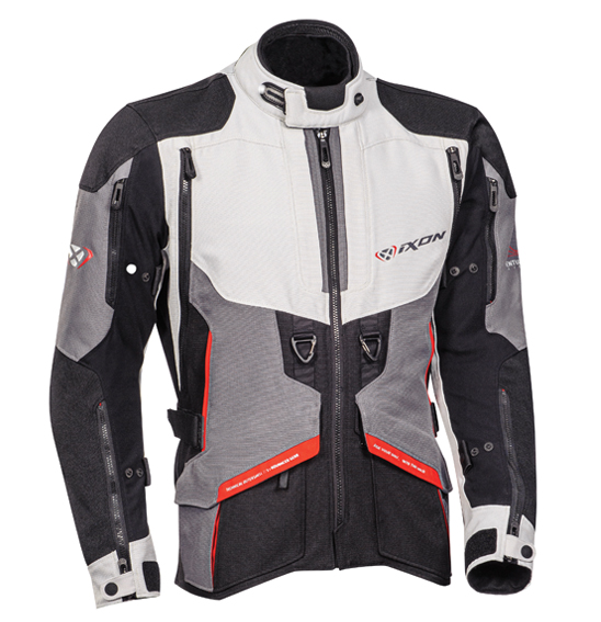 Ixon RAGNAR Adventure Jacket Black/ Grey/ Red