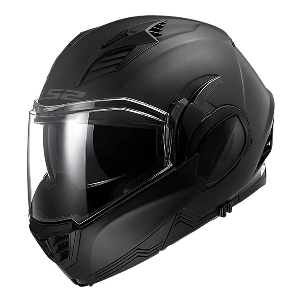 Flip Front Helmet LS2 FF900 Valiant II Noir Matte Black