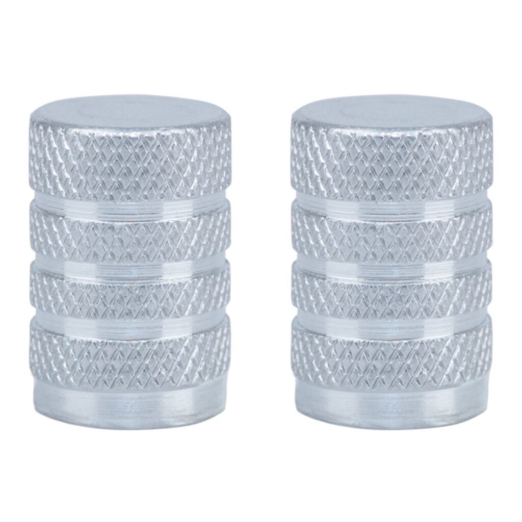 OXFORD VALVE CAPS SILVER