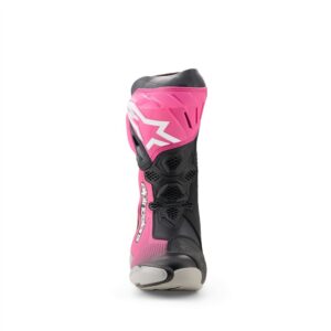 Alpinestars Supertech R Road Boots Black/Magenta/White/Yellow Fluoro - Image 4