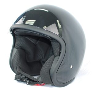 Scorpion Bandit Open Face Gloss Black - Image 2