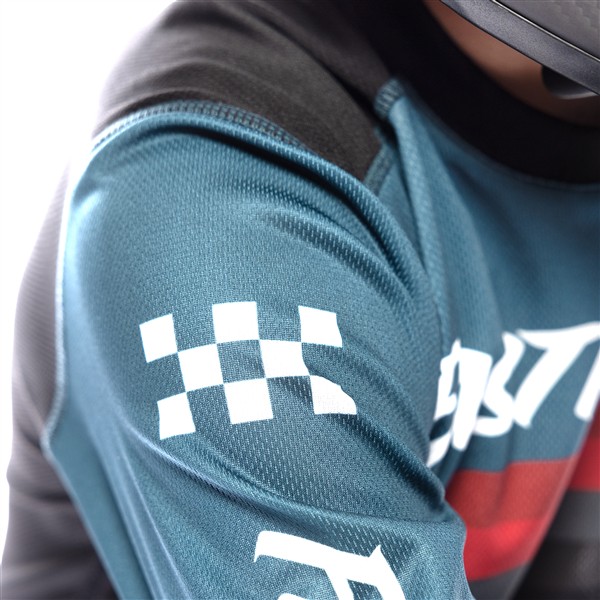 Fasthouse Carbon Force Motocross Jersey Youth Teal