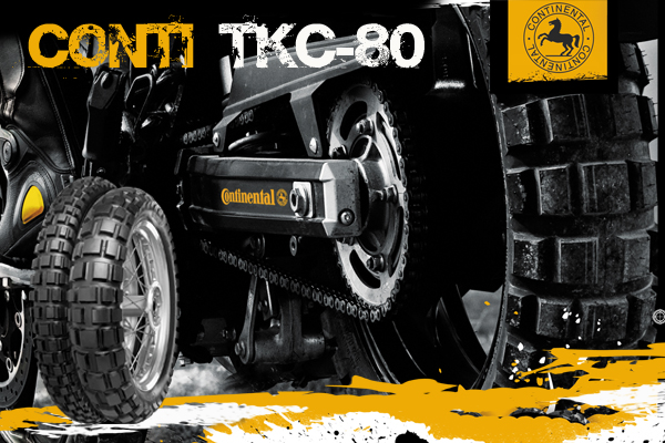 Rear Enduro Tyre Continental TT TKC80 Tubless (Bias) 130/80x17