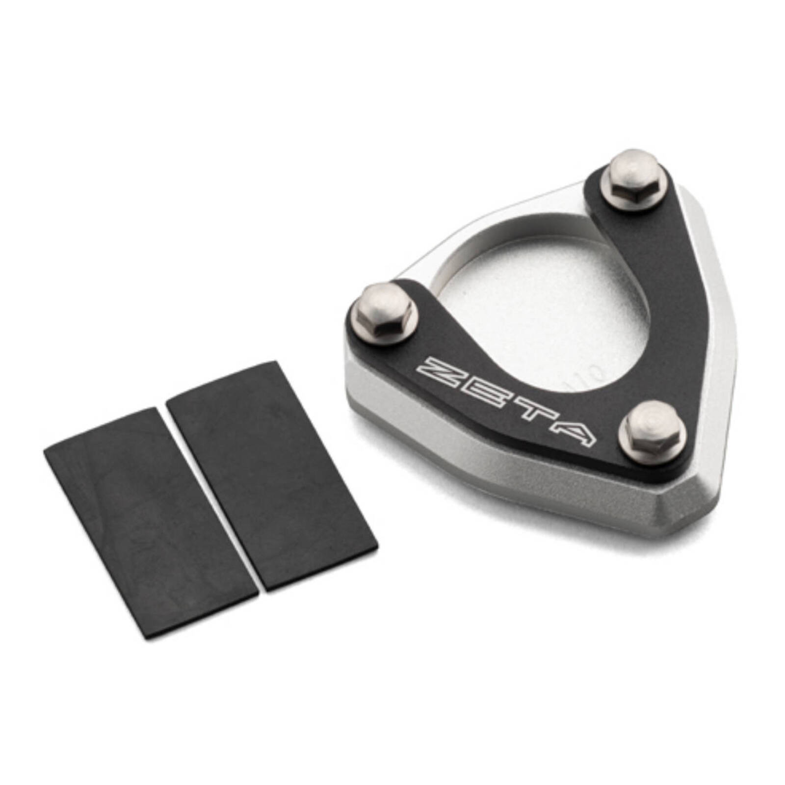 Zeta Side Stand Extender Black/Silver Husqvarna 701 Enduro '17-, KTM 690 Enduro - Image 3
