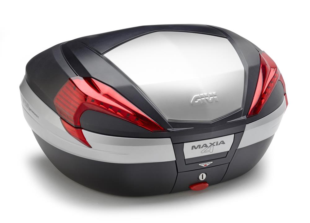 MONOKEY TOP BOX 56LT MAXIA 4 BLACK/ALU INSERT
