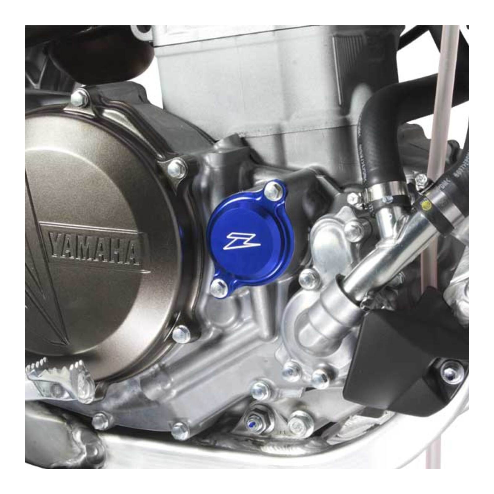 Zeta Oil Filter Cover - Assorted Yamaha Models - Blue - Image 4
