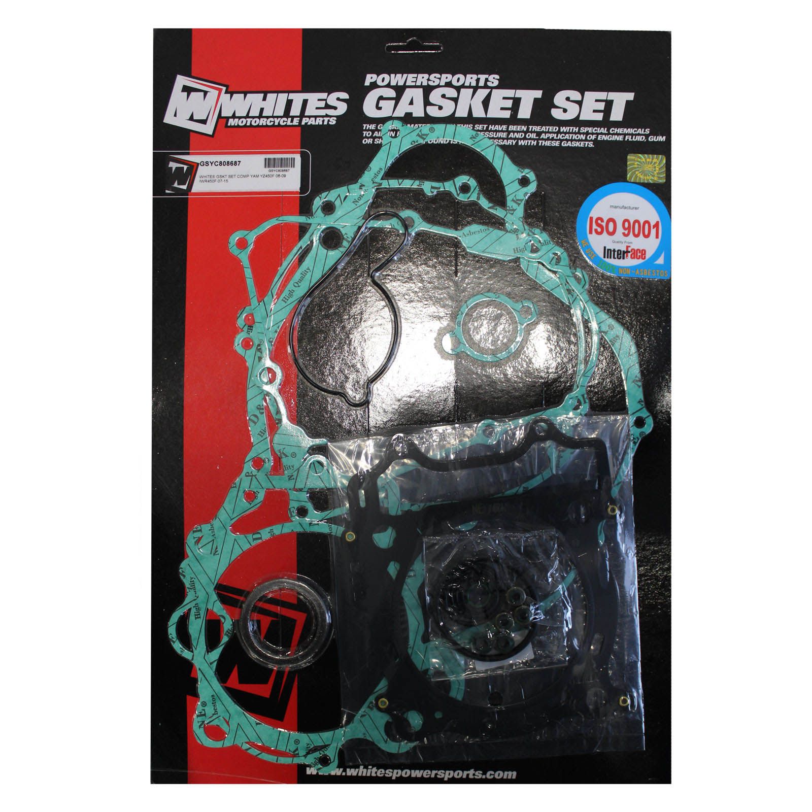 WHITES GASKET SET COMPLETE YAM YZ450F 06-09 /WR450F 07-15 - Image 1
