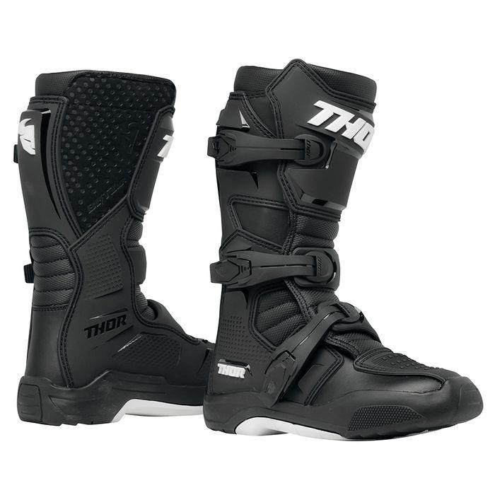 Thor Blitz XR Motocross Boots Youth Black/White